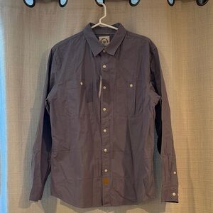 Men's Gray Button-Up Shirt